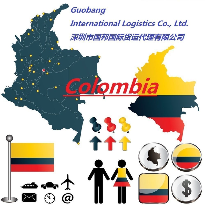 Доступная доставка в Колумбию Отправление Shenzhen/HK//Xiamen/Shanghai/Tianjin морским воздушным или экспресс-экспресс-сервисом FedEx